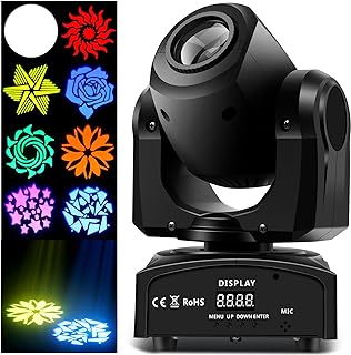 Photo 1 of 60W RGBW Beam Moving Head Light Super Bright LED Spot Light by DMX 512 Sound Activated Control for Live Show Disco Events Party Stages Lighting 1 Pack 60W Beam Spot