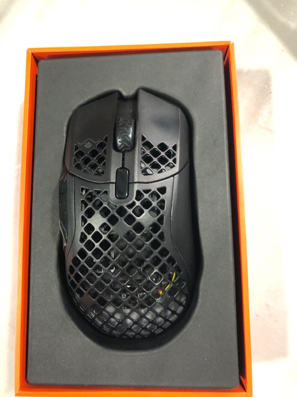 Photo 3 of Aerox 5 Ultra Lightweight Honeycomb Water Resistant Wireless RGB Optical Gaming Mouse With 9 Programmable Buttons