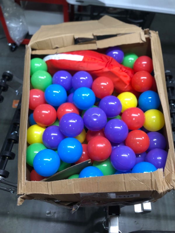 Photo 1 of Kiddey Ball Pit Play Tent for Kids - 200 Balls Included - 6-Sided Ball Pit for Kids Toddlers and Baby - Fill with Plastic Balls or Use As an Indoor/Outdoor Children Playhouse Tent, with Carry Case Ball Pit with 200 Balls