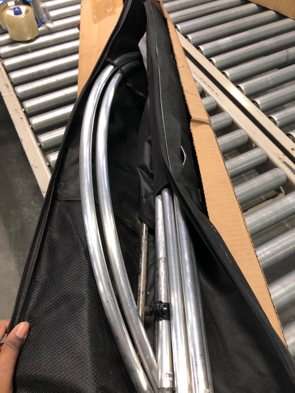Photo 1 of 2 Packs Flag Pole Kit with Heavy Duty Ground Stake for Feather Flag Packed by Portable Durable Travel Bag,12 Feet Complete Swooper Flag Pole Kit for Business Advertising Flags Outdoor
