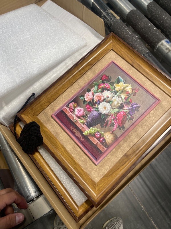 Photo 1 of 3dRose Tea Rose Roses And Rose Culture Botanical Art - Framed Tiles (ft_351273_1) 8x8 Framed Tile