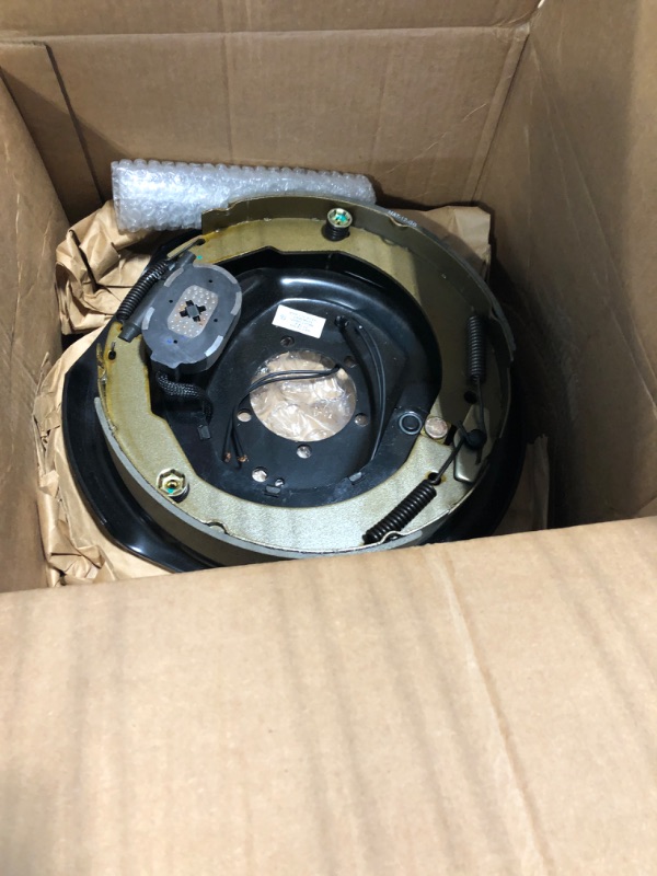 Photo 3 of M-Parts Trailer Brakes - 1 Pair 12x2 Electric Trailer Brakes, 7,000 lb Trailer Axle - Trailer Brake Kit, Electric Trailer Brakes, Trailer Brake Assembly, 7k Trailer Brakes, (77-12-1) & (77-12-2)