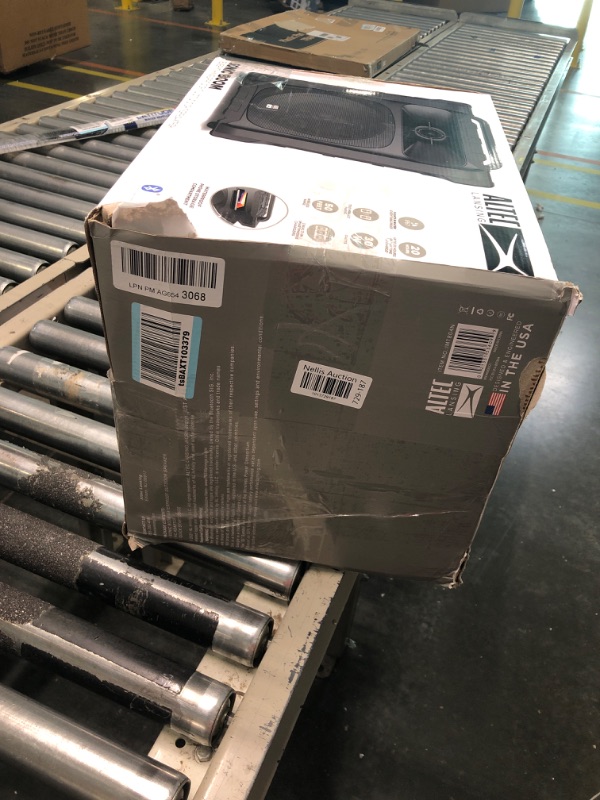 Photo 1 of Altec Lansing Sonic Boom - Waterproof Bluetooth Speaker with Phone Charger, IP67 Outdoor Speaker, 3 USB Charging Ports, 50 Foot Range & 20 Hours Battery Life