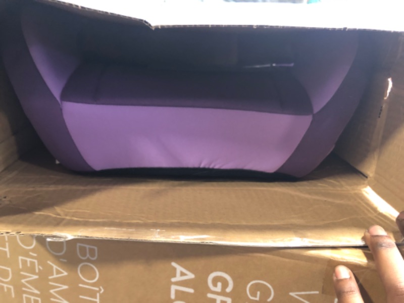 Photo 3 of Cosco Topside Booster Car Seat - Easy to Move, Lightweight Design (Grape), 1 Count (Pack of 1)