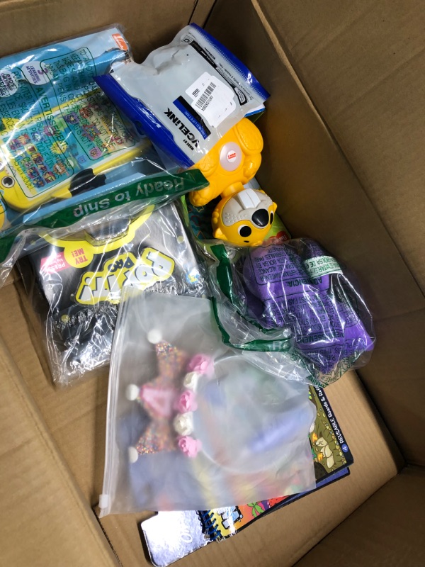 Photo 1 of BOX OF VARIOUS USED/NEW KIDS ITEMS/TOYS