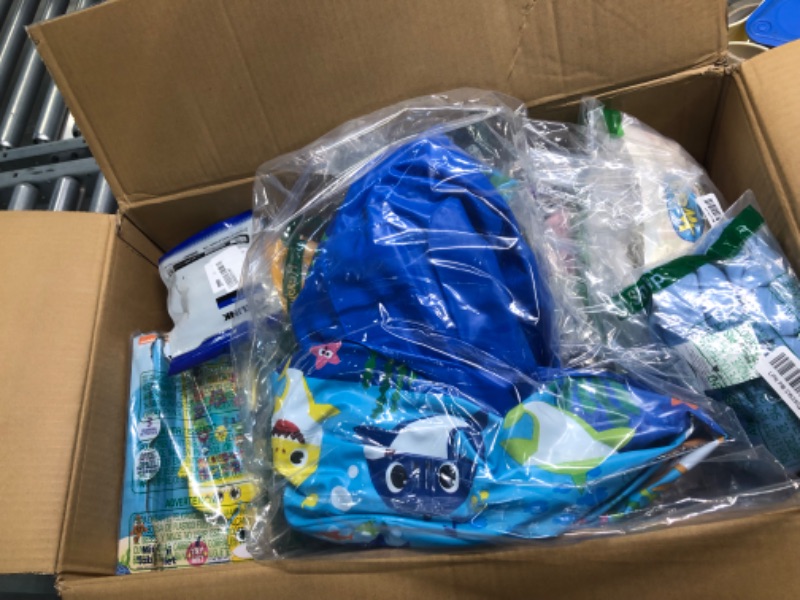Photo 1 of BOX OF VARIOUS USED/NEW KIDS ITEMS/TOYS