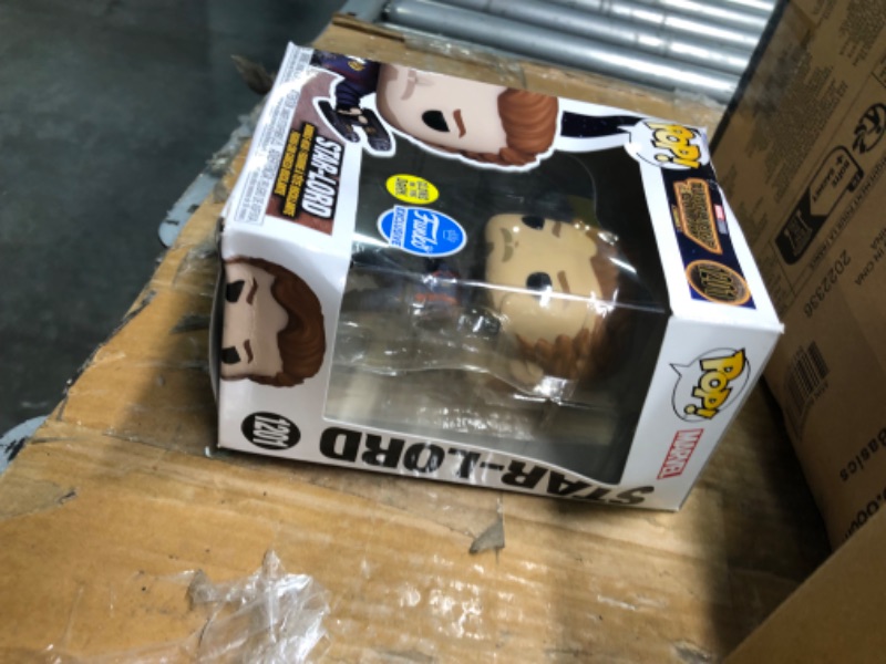 Photo 3 of Funko POP Vinyl Marvel: GOTG3 - Star-Lord -Bobblehead, Glow in The Dark Uniform Edges Collectible Figure, Guardians of The Galaxy: Volume 3