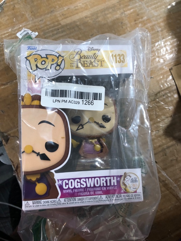 Photo 2 of Funko Pop! Disney: Beauty and The Beast - Cogsworth Multicolor 3.75 inches POP- Cogsworth