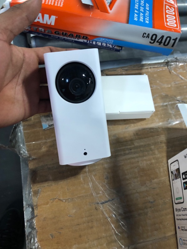 Photo 1 of Wyze Cam v2 1080p Pan/Tilt/Zoom Wi-Fi Indoor Smart Home Camera with Color Night Vision, 2-Way Audio, Compatible with Alexa & The Google Assistant, White