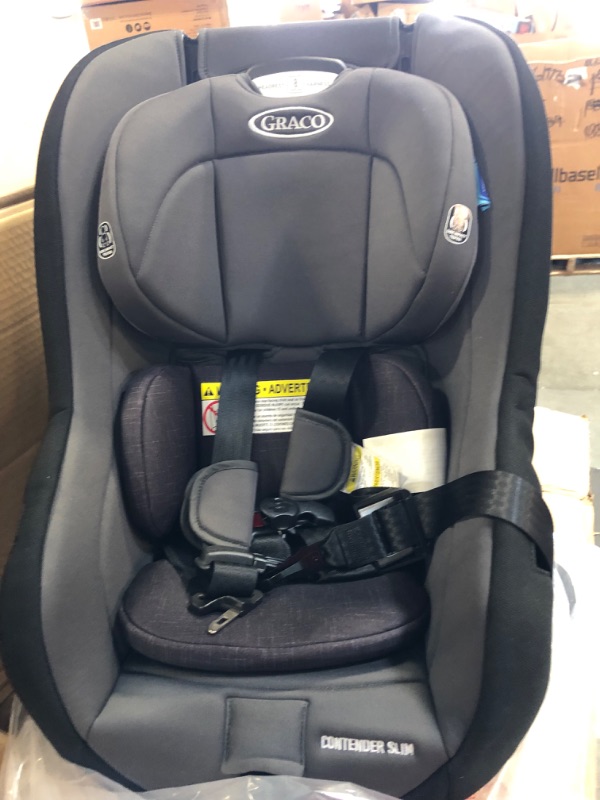 Photo 3 of Graco Contender Slim Convertible Car Seat, West Point