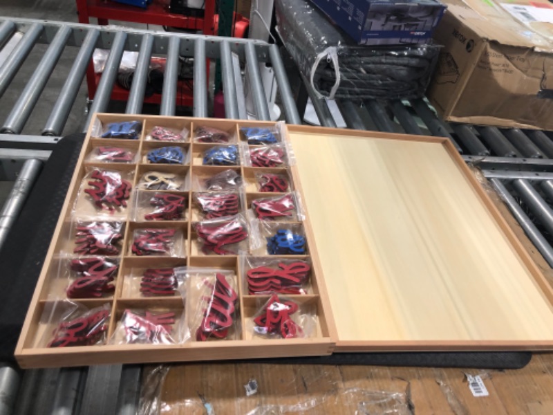 Photo 1 of Elite Montessori Small D'Nealian Moveable Alphabet