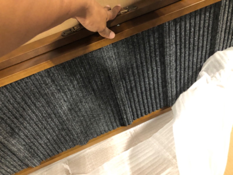 Photo 1 of PATHOSIO PETS Dog Ramp for Bed Small Dog to Large Dog - Portable Ramp for Dogs, Folding Dog Ramp for All Breeds - Adjustable Dog Ramp for Couch or Car, Wooden Dog Ramps for Sofa (Natural Wood-Steps)