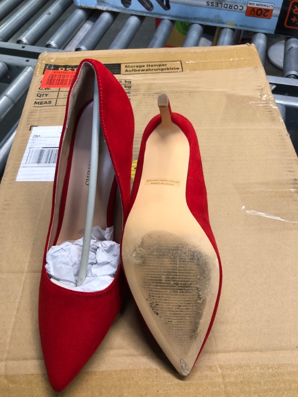 Photo 1 of DREAM PAIRS Women's Closed Toe High Heels Dress Pointed Toe Wedding Pump Shoes
