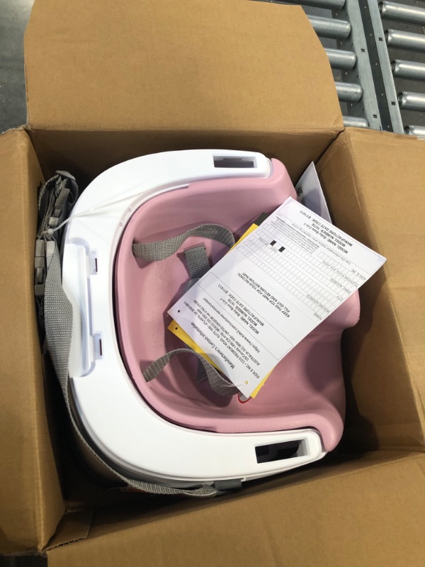 Photo 3 of Ingenuity Baby Base 2-in-1 Booster Feeding and Floor Seat with Self-Storing Tray - Peony