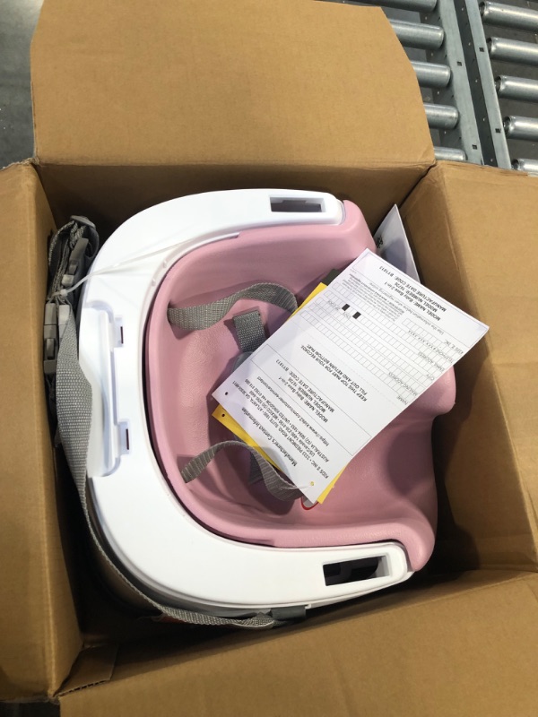 Photo 1 of Ingenuity Baby Base 2-in-1 Booster Feeding and Floor Seat with Self-Storing Tray - Peony