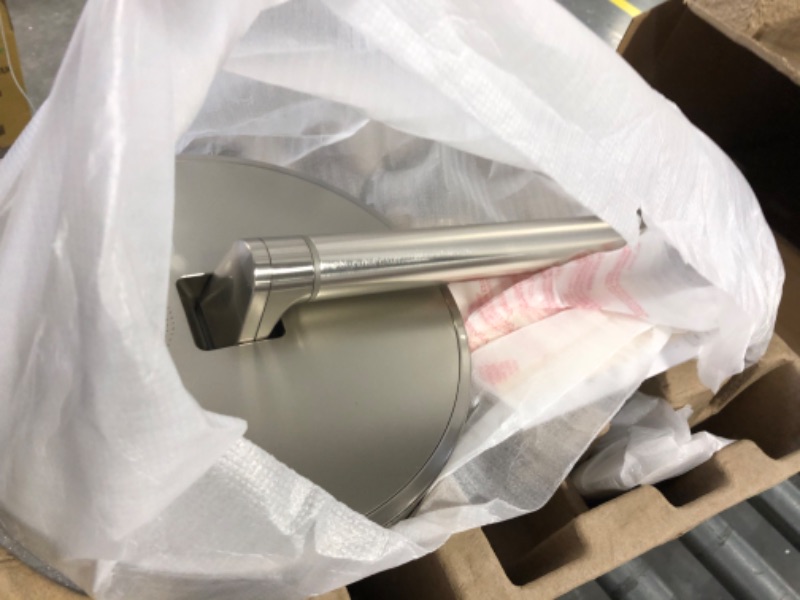 Photo 2 of iHome 9" LUX Power Bluetooth Makeup Vanity Mirror with Wireless Charging and USB Charging, Bluetooth Audio, 10X Removable Magnification Mirror, Tilting Any Angle, Full Spectrum Lighting