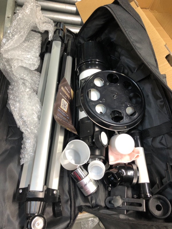 Photo 1 of Gskyer Telescope, 70mm Aperture 400mm AZ Mount Astronomical Refracting Telescope for Kids Beginners - Travel Telescope with Carry Bag, Phone Adapter and Wireless Remote
