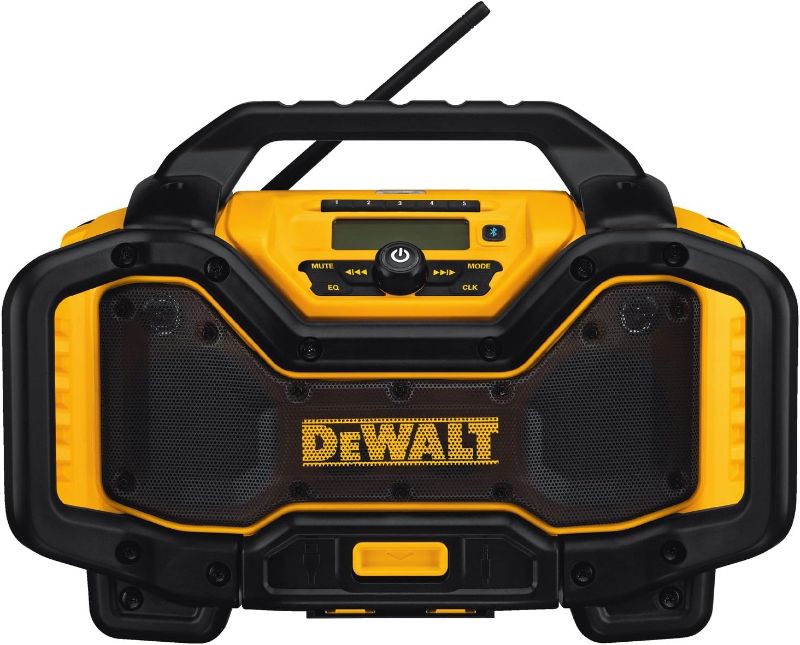 Photo 1 of DEWALT 20V MAX* Portable Radio & Battery Charger, Bluetooth (DCR025) & 20V MAX Battery, Premium 4.0Ah (DCB204) w/ 20V MAX Battery