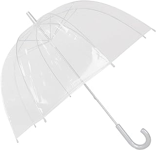 Photo 1 of Amazon Basics Clear Bubble Umbrella, Round