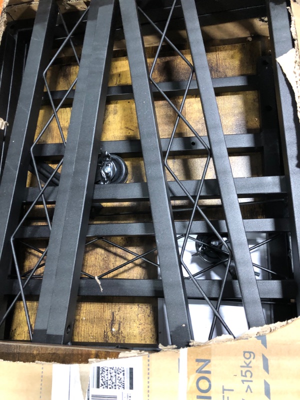 Photo 1 of Lifewit Bar Cart, Home Bar Serving Cart, 3 Tier Drink Cart with 12 Wine Bottle Racks, Liquor Beverage Cart for Kitchen Dining Livingroom, 31.5" x 15.7" x 36.6", Removable Top Tray, Rustic Brown