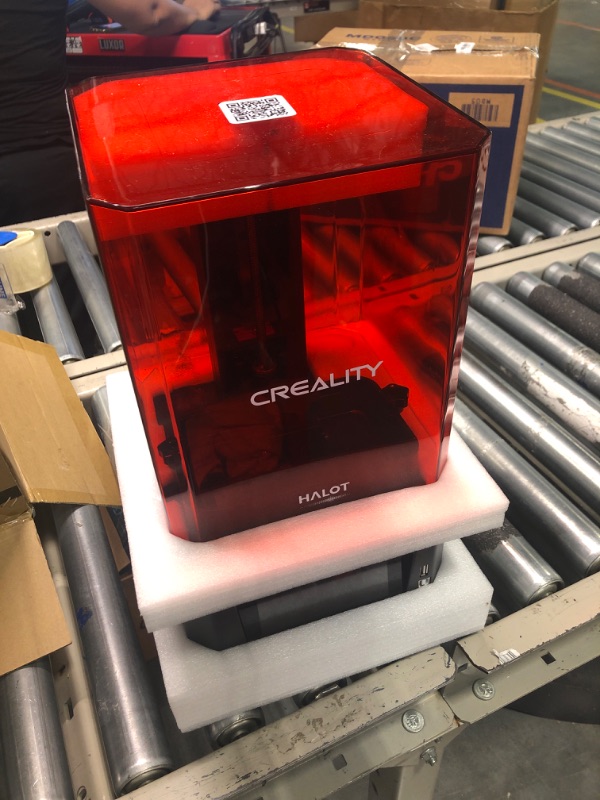 Photo 4 of Creality HALOT-ONE Resin 3D Printer with High Precise Integral Light Source, CL-60 SLA 3D Printer with 2K Mono LCD Screen WiFi Function Dual Cooling & Filtering Systems Print Size 127x80x160mm