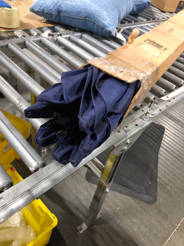 Photo 1 of 9 ft Market Patio Umbrella Canopy - 8 Ribs Canopy Replacement - Sunbrella Fabric 9 Feet Outdoor Patio Umbrella Replacement Canopy - UPF 50+ Sun Protection and Fade Resistant, Navy