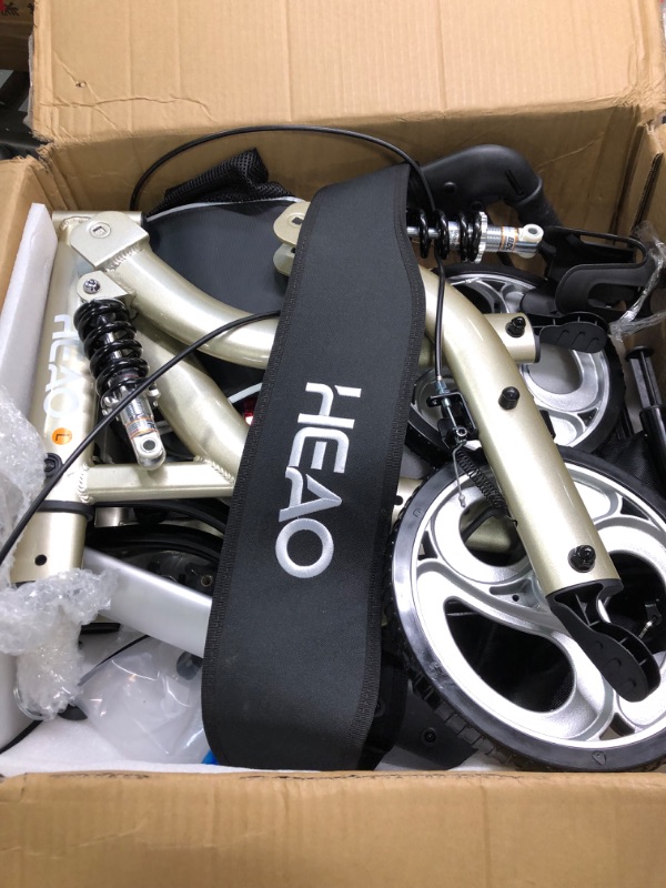 Photo 1 of HEAO Rollator Walker with Seat for Seniors,4 x 10" Wheels Walker with Shock Absorber Lightweight Mobility Walking Aid with Handle to Stand up,Champagne