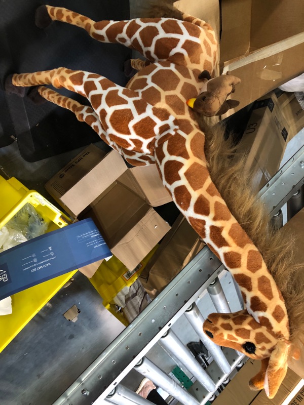 Photo 3 of BARMI Stuffed Animal Stuffed Giraffe Plush Large Tall Big Giraffe, Nursery Decorations 60cm/23.62inch 60cm/24inch 1 