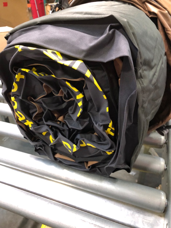 Photo 3 of LOSTHORIZON Airsoft 4.5” Thick Self Inflating Sleeping Pad with Solid Foam, Camping Mattress with Pump Sack, Portable Roll Up Bed, Inflatable Outdoor Mat for Rooftop Tent Car Truck Van, 4 Season Single(80*28*4.5 IN) Manual Deflation