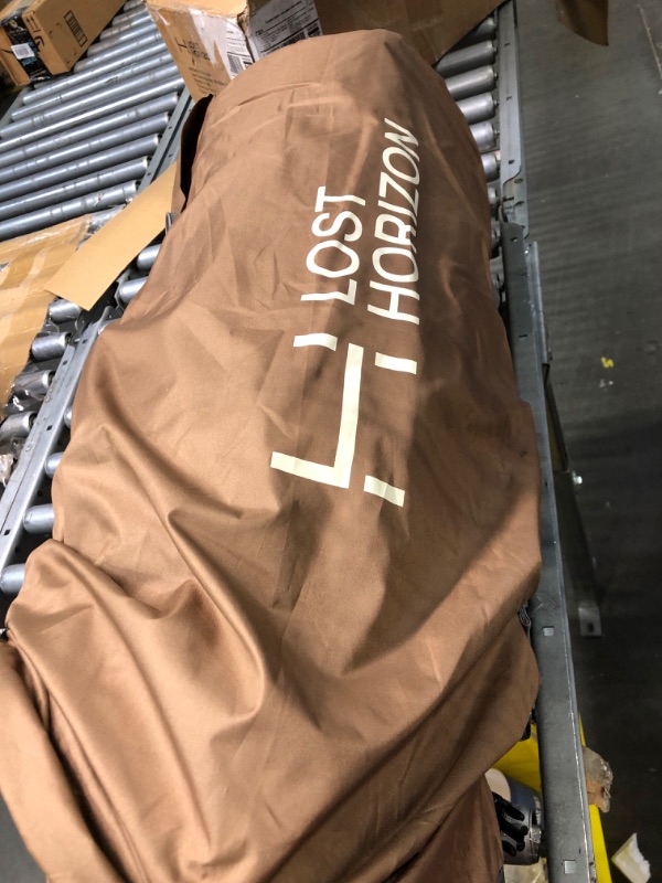 Photo 4 of LOSTHORIZON Airsoft 4.5” Thick Self Inflating Sleeping Pad with Solid Foam, Camping Mattress with Pump Sack, Portable Roll Up Bed, Inflatable Outdoor Mat for Rooftop Tent Car Truck Van, 4 Season Single(80*28*4.5 IN) Manual Deflation