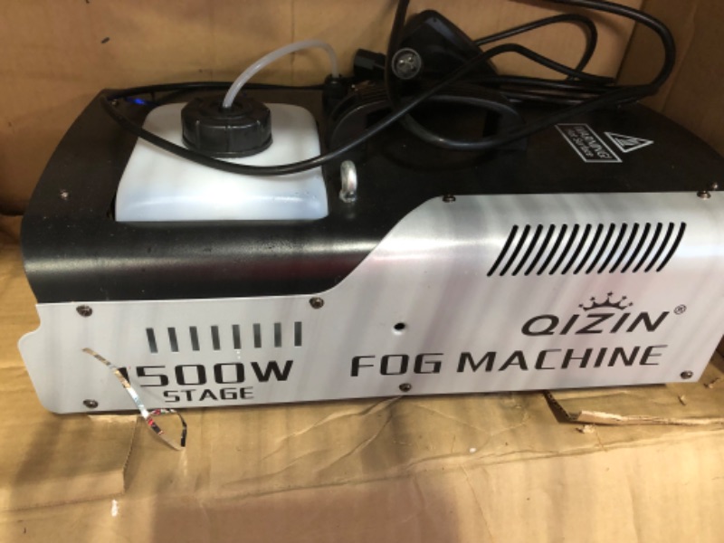 Photo 3 of Fog Machine 1500 Watt with 2 Sets of Controllers, Professional Stage Smoke Machine for DJ Halloween Parties Wedding Christmas