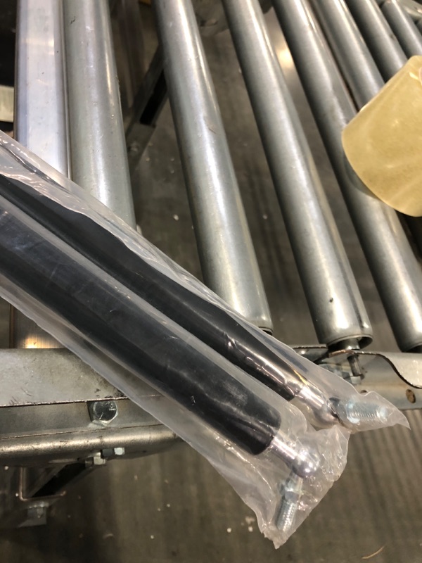 Photo 1 of 28 inch Gas Strut 100 lbs Per Prop, 28" Gas Shock Spring with Angled L-Type Mounts for Heavy Duty Toolbox Trunks Storage Lid RV Bed Basement Floor Door, 2 Pack (Fit 85-115 lbs Weights) by PAMAGOO 28 inch 100 lbs