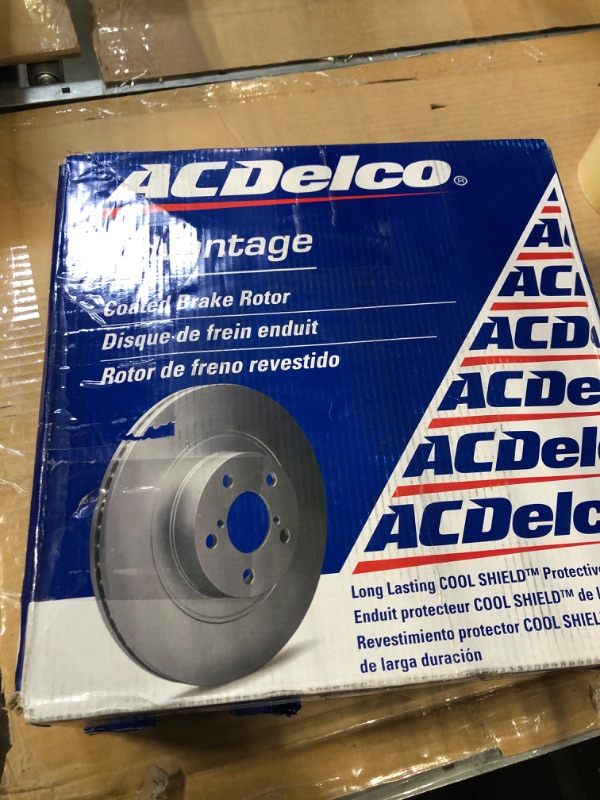 Photo 2 of ACDelco Advantage 18A1412AC Coated Rear Disc Brake Rotor