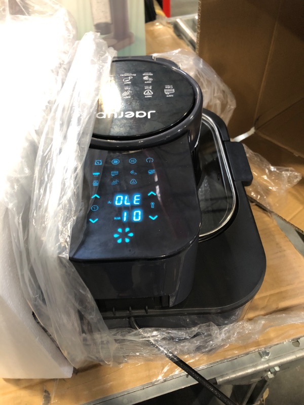 Photo 1 of Air Fryer, 1750W 8Qt Visualized Airfryer with Non-stick and Dishwasher-Safe Basket, Healthy Cooking 85% Oil Less, 6-in-1 Low-noise Airfryer that Roast, Bake, Broil, Dehydrate, Reheat Grey