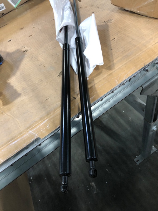 Photo 2 of 28 inch 200lb/890N Gas Strut Shock for Snowmobile Clam Shell Trailer Roof Top Cap Lid Queen Murphy Bed Tonneau Cover Hatch Boat Heavy Steel Door Custom Window Lift Replacement Parts, Set of 2 HUOPO