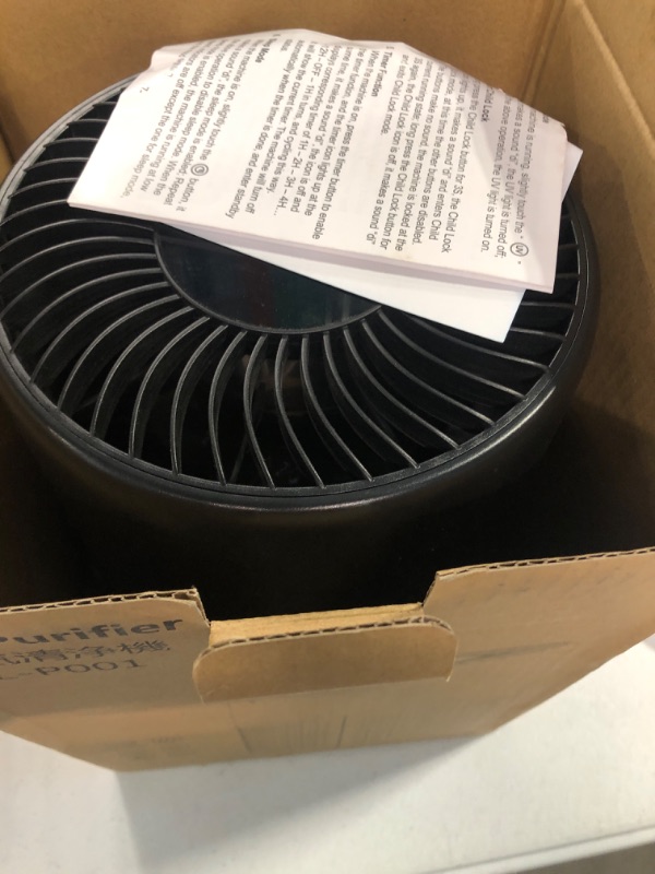 Photo 1 of Air Purifiers for Home Large Room Bedroom Pets, H13 HEPA Air Filter, Filters Smoke Dust Mold Odor Allergies, UV-C Light Helps Reduce Germ, Portable Air Cleaner with Remote Timers Child Lock for Home Black