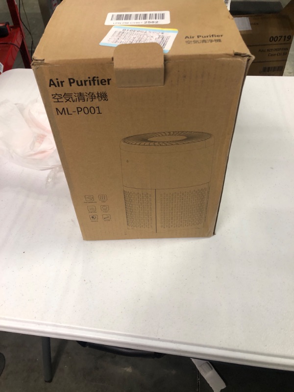 Photo 1 of Air Purifiers for Home Large Room Bedroom Pets, H13 HEPA Air Filter, Filters Smoke Dust Mold Odor Allergies, UV-C Light Helps Reduce Germ, Portable Air Cleaner with Remote Timers Child Lock for Home Black