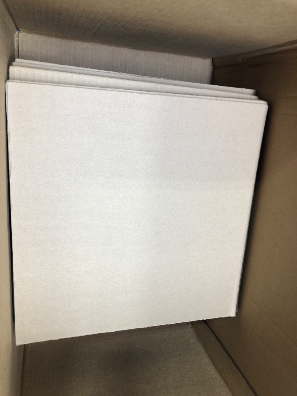 Photo 1 of 50 Pack Brown Corrugated Cardboard Sheets Flat Cardboard Sheets Cardboard Inserts Flat Cardboard Squares Separators for Art Projects DIY Crafts Supplies (12 x 12 Inch) Brown 12 x 12 Inch