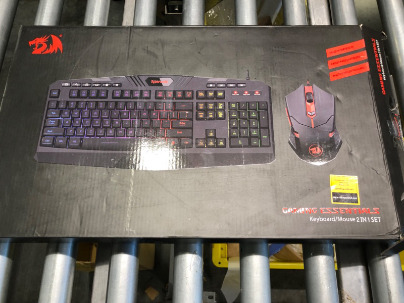 Photo 2 of Redragon S101 Gaming Keyboard, M601 Mouse, RGB Backlit Gaming Keyboard, Programmable Backlit Gaming Mouse, Value Combo Set [New Version] Black