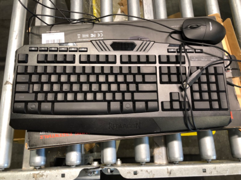 Photo 1 of Redragon S101 Gaming Keyboard, M601 Mouse, RGB Backlit Gaming Keyboard, Programmable Backlit Gaming Mouse, Value Combo Set [New Version] Black