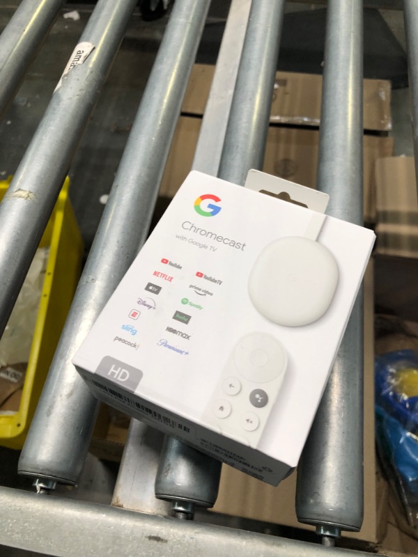 Photo 1 of ***MISSING REMOTE*** Chromecast with Google TV (HD) - Streaming Stick Entertainment on Your TV with Voice Search - Watch Movies, Shows, and Live TV in 1080p HD - Snow