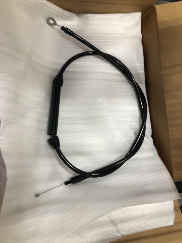 Photo 3 of MoKitDora Black Vinyl Extended Length Clutch Cable Upgraded for 1986-2013 Sportster XL and 2004-up Harley Sportster Models, Black