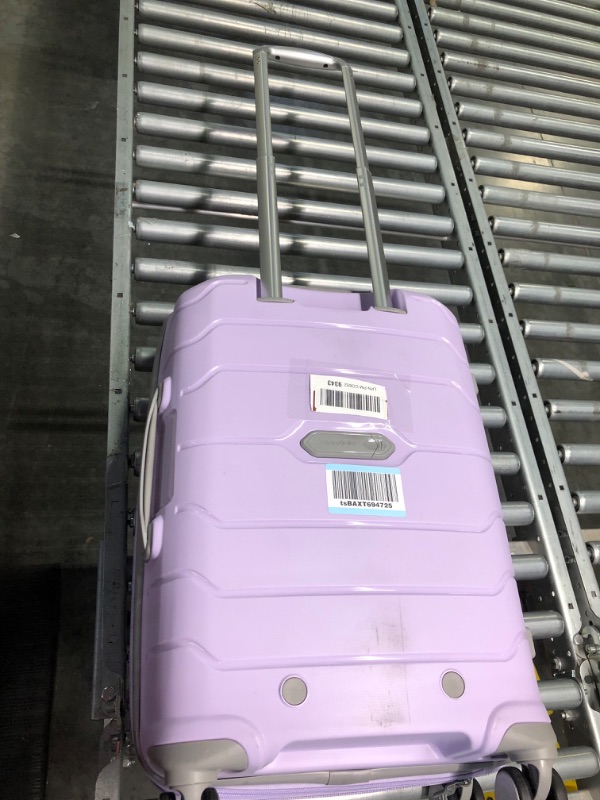 Photo 4 of Samsonite Freeform Hardside Expandable with Double Spinner Wheels, Checked-Large 28-Inch, Lilac Checked-Large 28-Inch Lilac