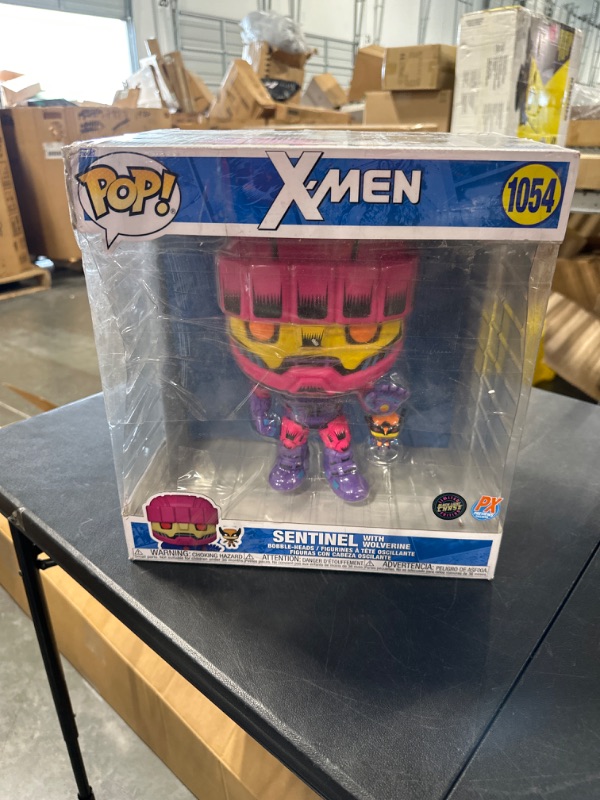 Photo 1 of Funko Pop! Jumbo: X-Men Sentinel with Wolverine Previews Exclusive Vinyl Figure