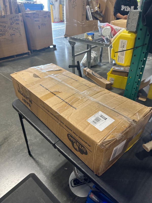 Photo 1 of OPENED BOX.
Baby Playpen 79" X 71" , LUTIKIANG Play Yard for Babies and Toddlers with Mat, Safety Extra Large Baby Fence Area, Indoor & Outdoor Kids Activity Play Center with Anti-Slip Suckers and Zipper Gate. 79"*71"