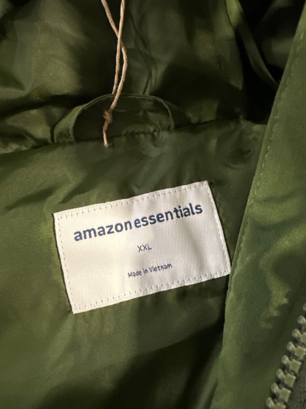 Photo 3 of Amazon Essentials Women's Oversized Long Puffer Jacket (Available in Plus Size) XX-Large Dark Olive