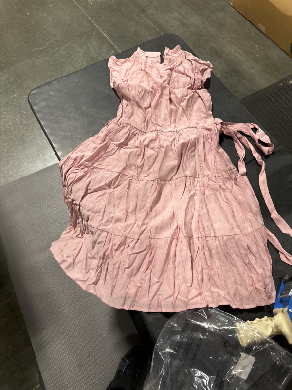 Photo 1 of blibean Tween Girls Elegant Dresses with Belt XXL Years A Pink