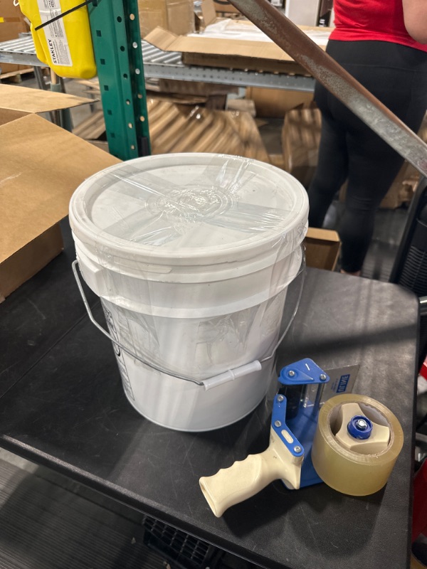 Photo 1 of ATERET Bucket of Roof Harness Safety Kit, 50 ft. Vertical Lifeline Assembly, Reusable Anchor, 4 Gallons Bucket, Safety Harness Fall Protection Kit 50FT At1 - Bucket of Safety Kit