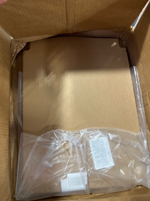 Photo 1 of APQ Natural Rigid Mailers 12.75 x 15 Inches. Pack of 10 Photo Mailer Envelopes. Flat Cardboard Mailers with Self-Seal Closure. Sturdy Cardboard Photo Envelope. Recyclable Hard Shipping Envelopes Rigid 12.75" x 15" / 10 Pack Brown