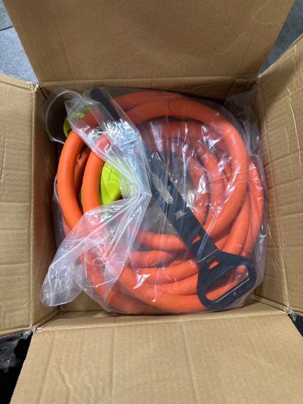 Photo 1 of Flameweld 50Amp RV Extension Cord - 25 Feet NEMA 14-50P to 14-50R, Heavy Duty RV Generator Power Extension Cord 6/3+8/1 Gauge STW, 125V/250V 50 Amp 25 FT